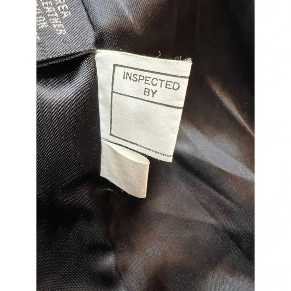 Vintage Colebrook & Co black leather coat, size L. - Picture 10 of 10